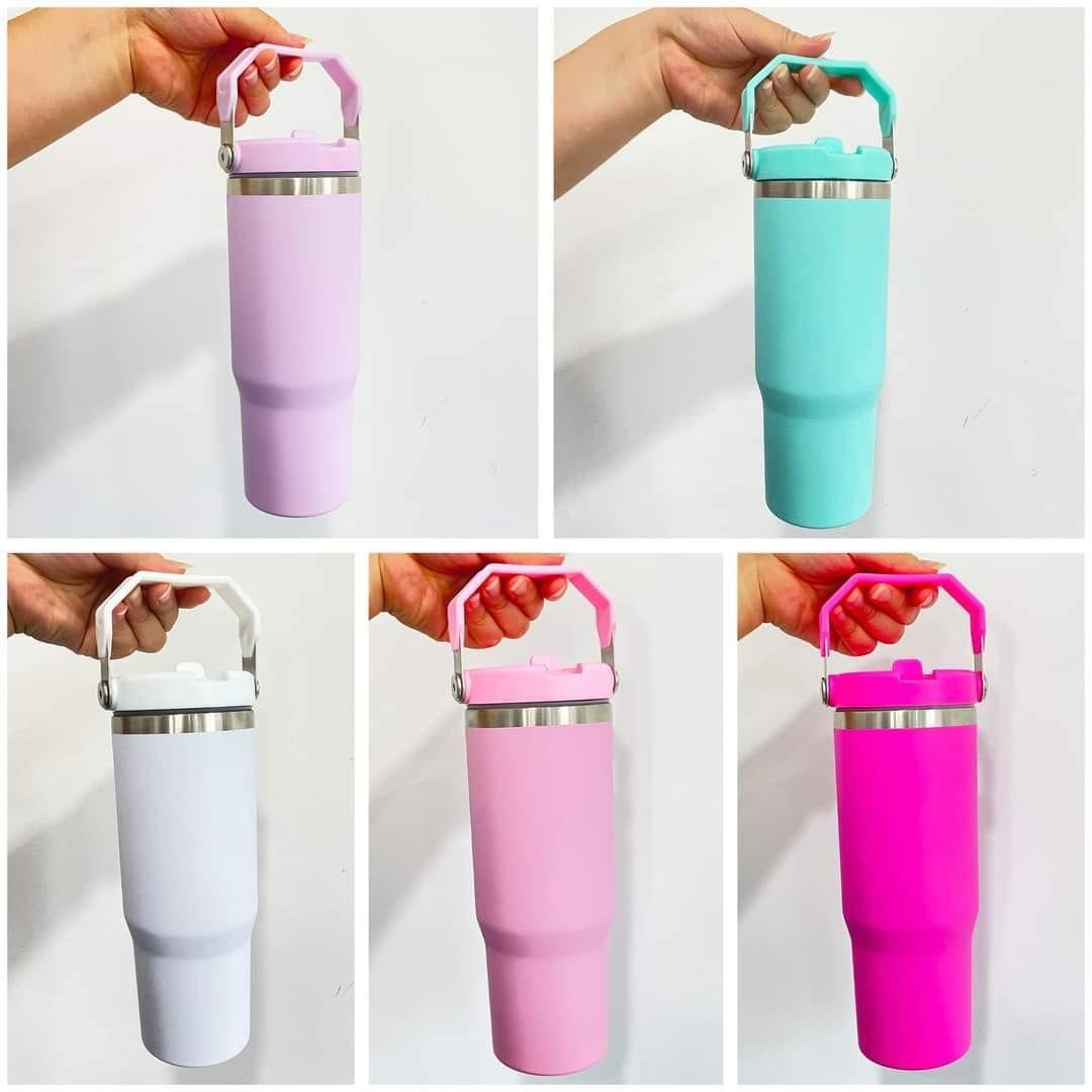 30oz Flip Straw Tumbler