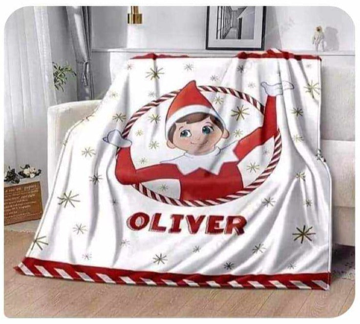 Christmas Name Blanket