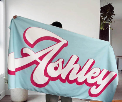 Retro Name Towel - PRE-ORDER