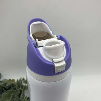 Sip & Flow 32oz with Coloured Lids Sublimation Tumbler