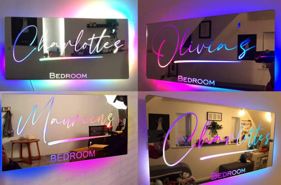 Rectangle LED Acrylic Mirrors - PRE-ORDER