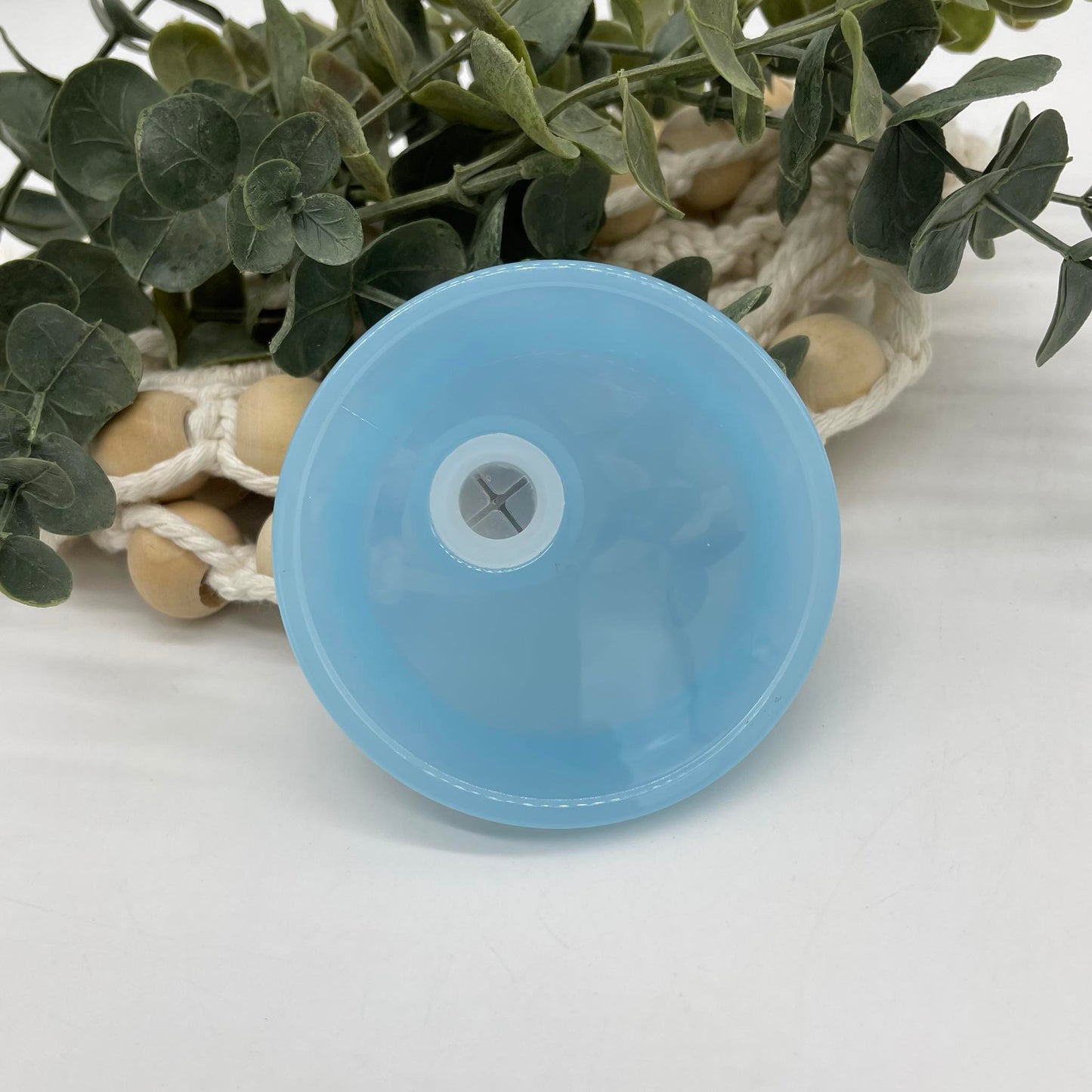 Plastic lid for 16oz Glass Cans