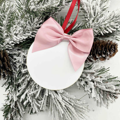 4" Round Aluminum Ornament for Sublimation