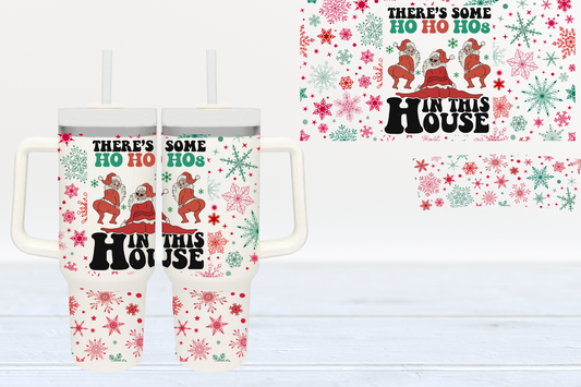 Ho Ho Ho's UV DTF 40oz Cup Wrap #40-99 - In Stock