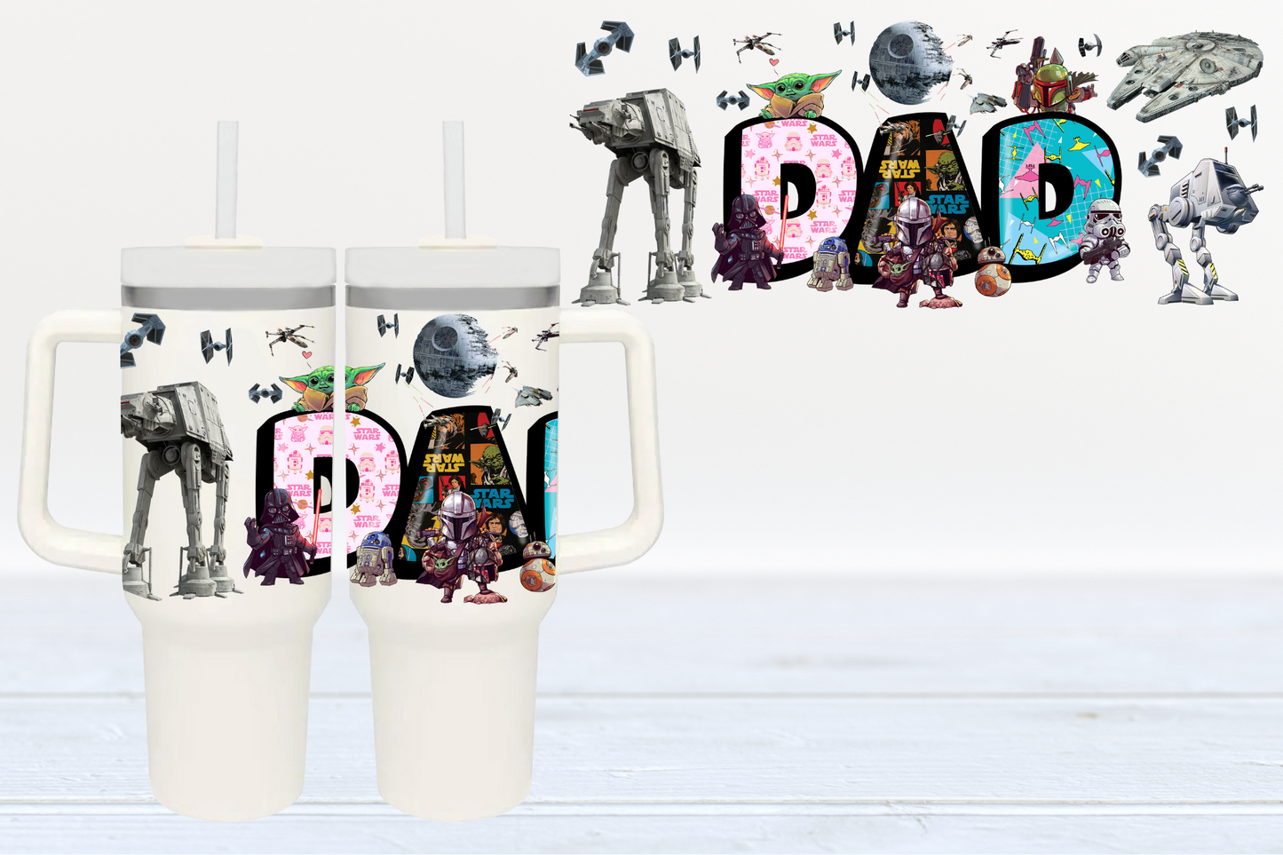 DTF Cup Wrap #344 - IN STOCK