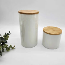 Load image into Gallery viewer, Canister with Bamboo Lid for Sublimation
