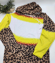 Load image into Gallery viewer, Baseball Yellow Sublimation Hoodie
