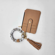 Load image into Gallery viewer, Wristlet Mini Wallet Keychain
