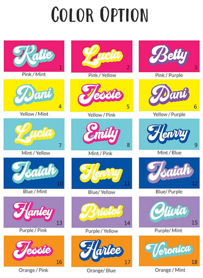 Retro Name Towel - PRE-ORDER