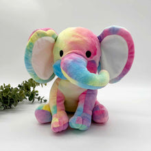 Load image into Gallery viewer, Plush Elephant - Birth Stat Elephant - IN STOCK
