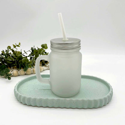 Frosted Mason Jar for Sublimation