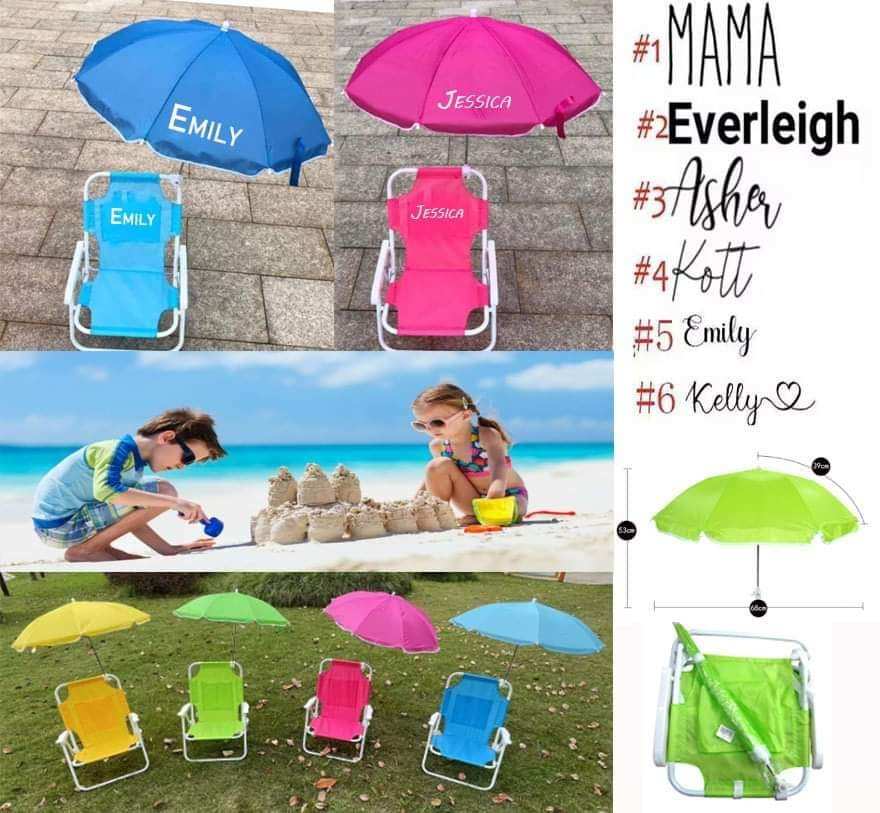 Custom Kids Beach Chair