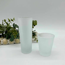 Load image into Gallery viewer, 3oz Frosted Shot Glass for Sublimation - In Stock
