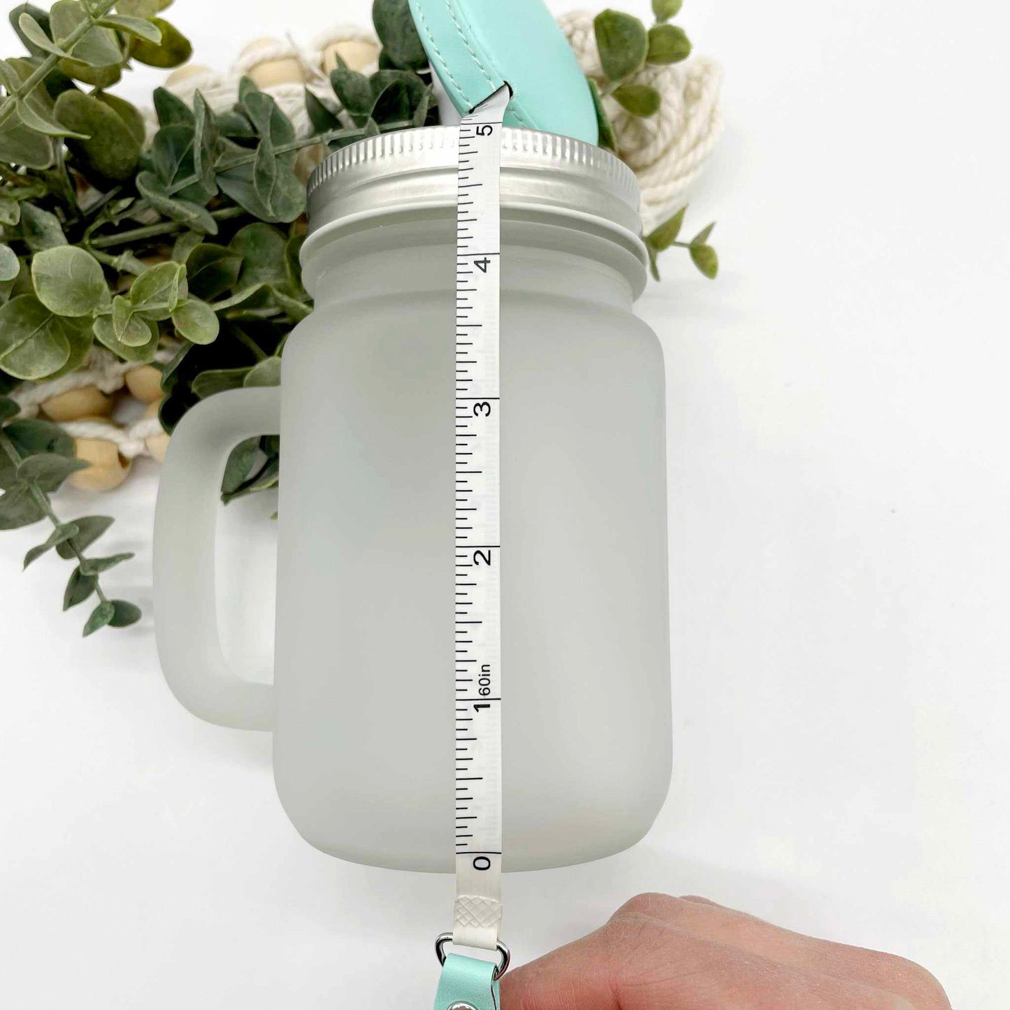 Frosted Mason Jar for Sublimation