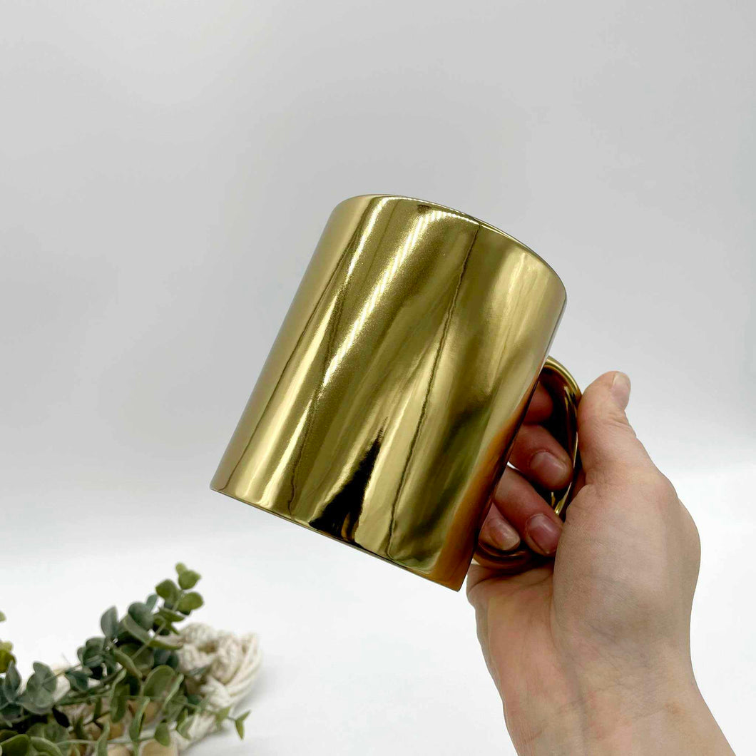 Metallic Gold Sublimation Mug