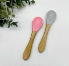 Load image into Gallery viewer, Engravable Bamboo Kids Spoon
