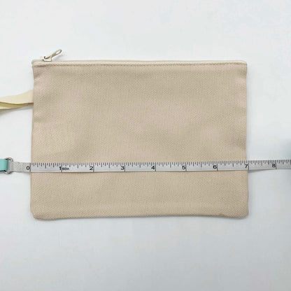 Linen Sublimation Zipper Tote Bag