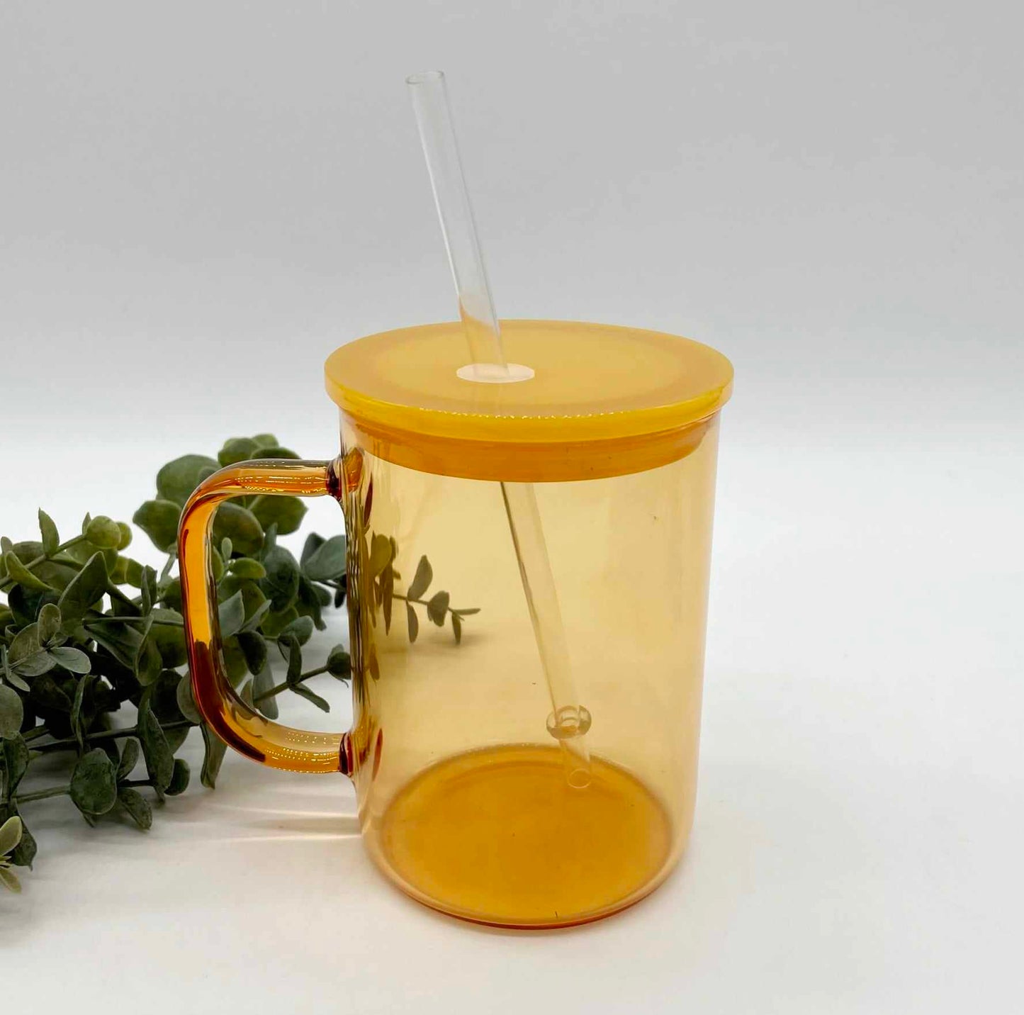 Coloured Glass Translucent Sublimation 17oz Mug with Handle