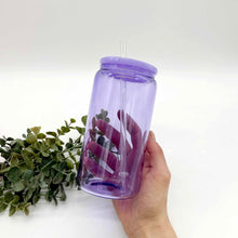 Load image into Gallery viewer, Coloured Solid Glass Sublimation 16oz Cup
