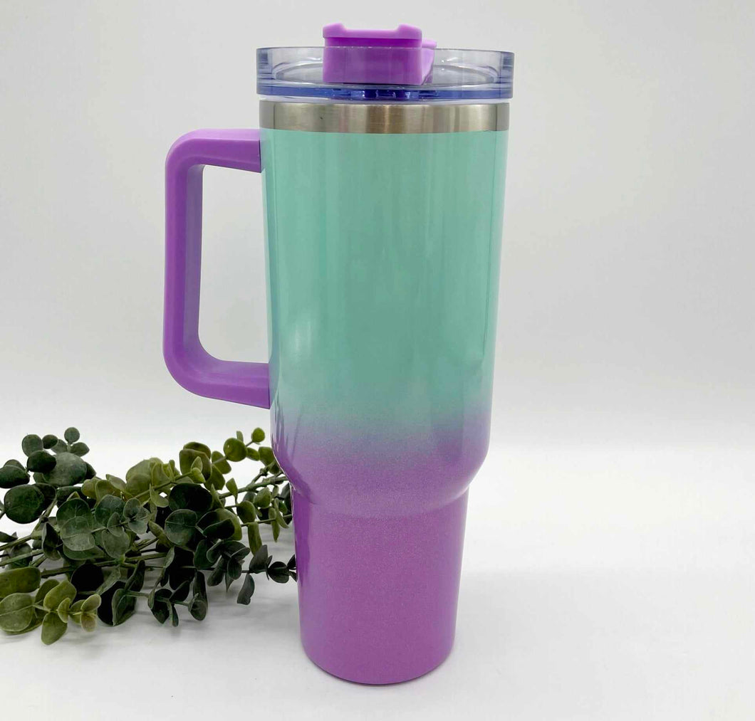 Shimmer Ombre Sublimation 40oz Tumblers