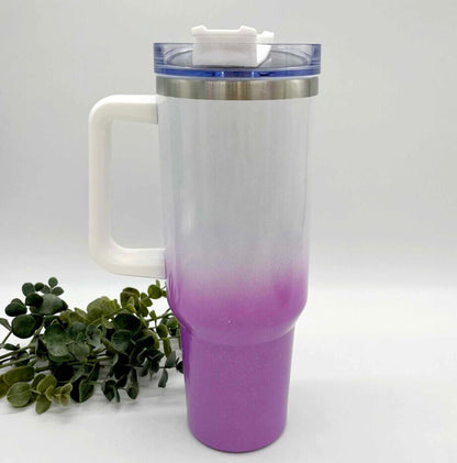 Shimmer Ombre Sublimation 40oz Tumblers