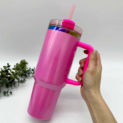 Winter Pink Rainbow Plated Gen2 40oz Tumbler