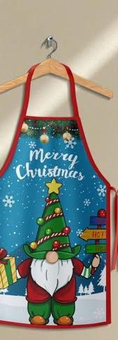 Blue Gnome - Christmas Apron