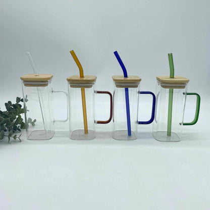 Square Glass Cups for Sublimation