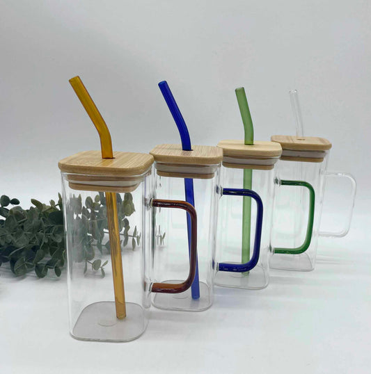 Square Glass Cups for Sublimation