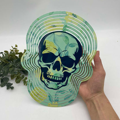 Skull Wind Spinner for Sublimation