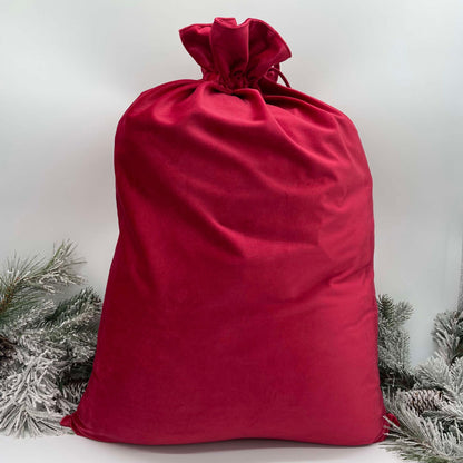 Custom Name Velvet Santa Sack BUY-IN