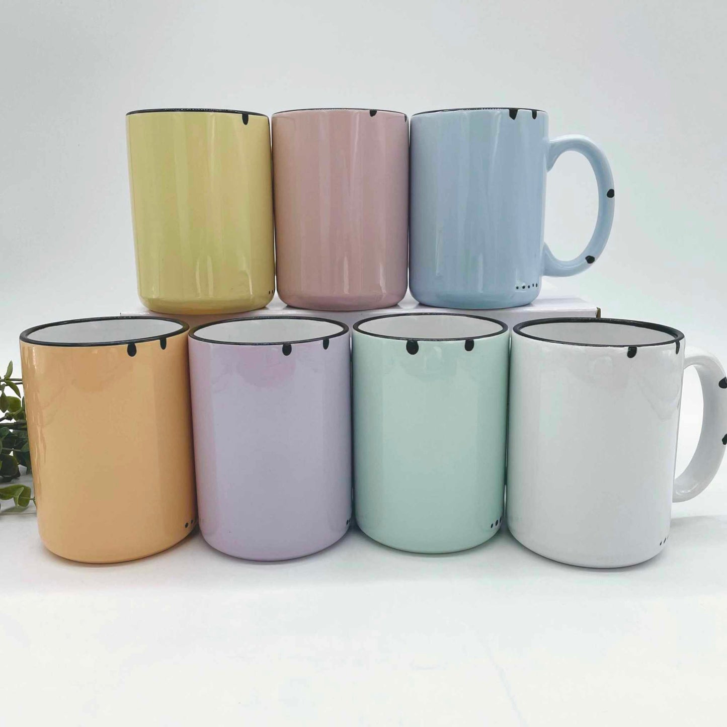 Rustic Worn Sublimation Mugs