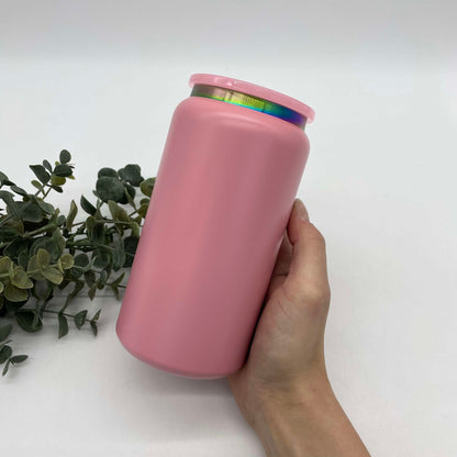 Rainbow Plated Stainless Steel 16oz Cans