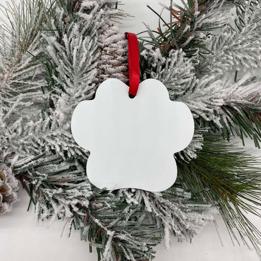 Paw Aluminum Ornament for Sublimation