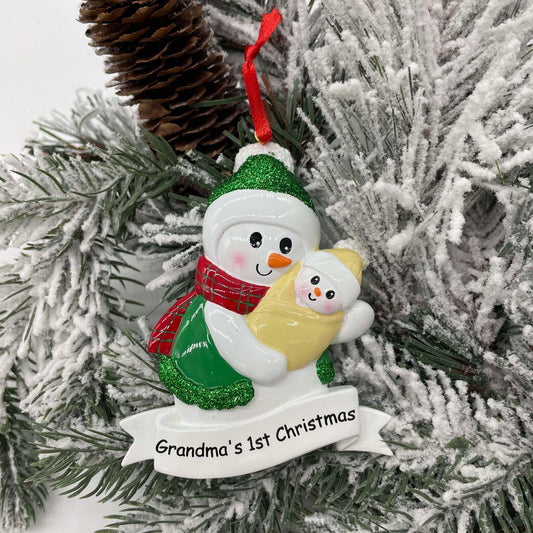 Grandparents First Christmas - Polyresin Christmas OrnamentS