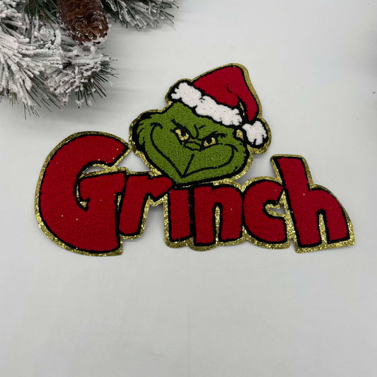 Red Grump Chenille Patch