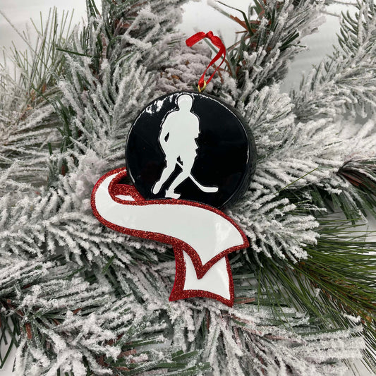 Hockey - Polyresin Christmas Ornaments