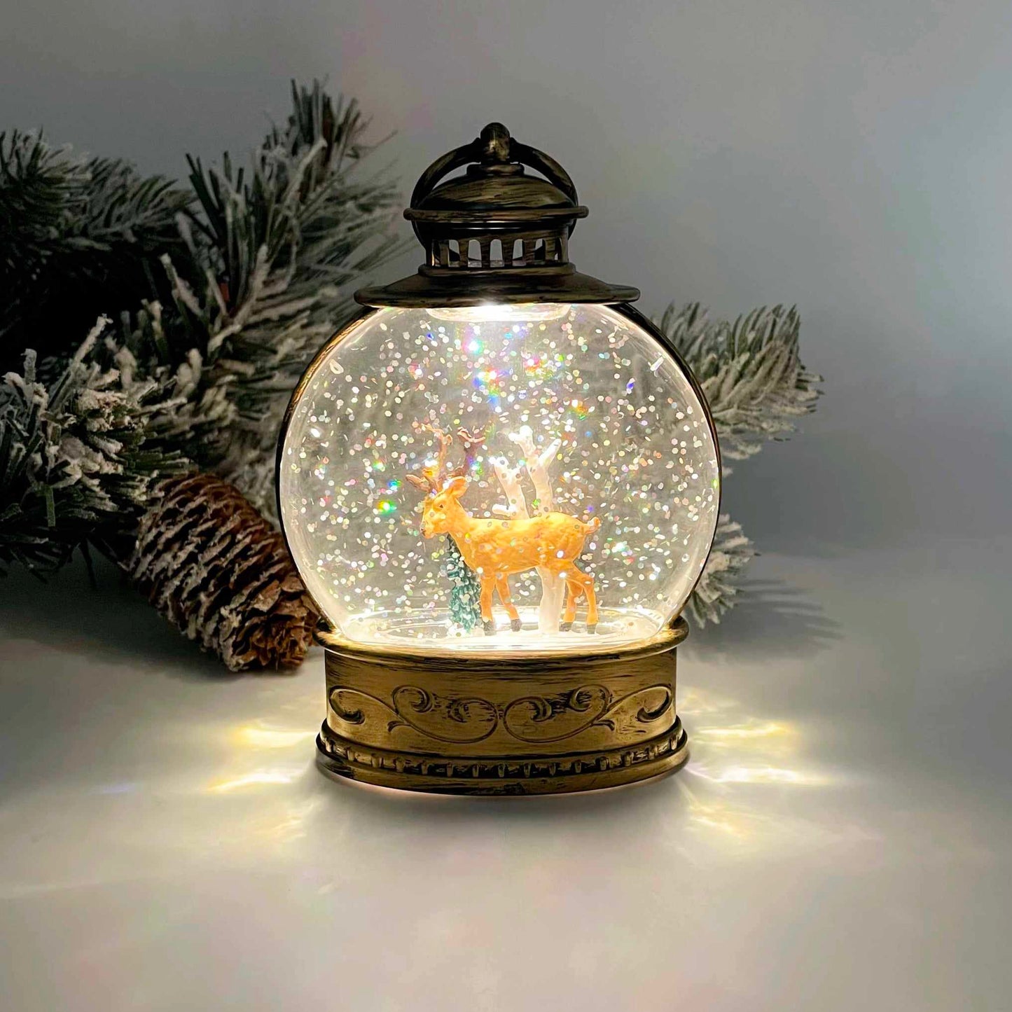 LED Light Up Snow Globes
