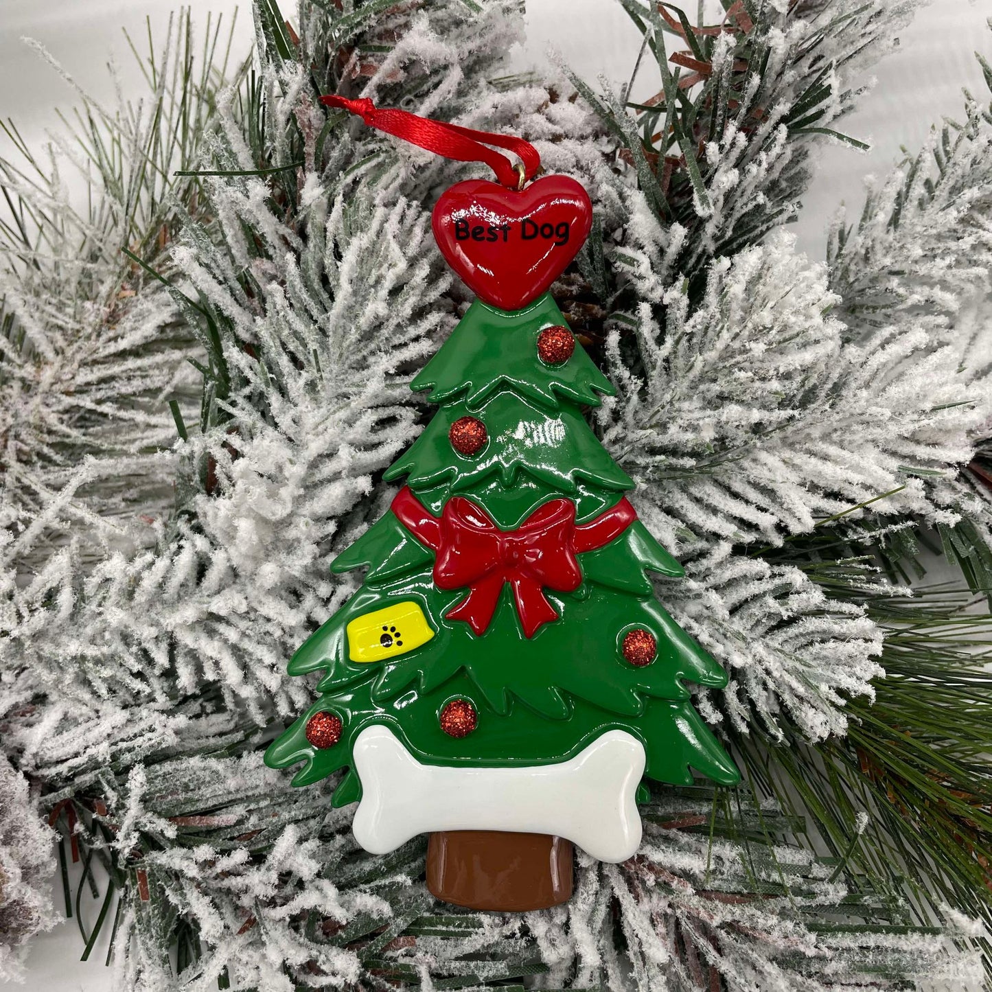 Best Dog & Best Cat - Polyresin Christmas Ornaments