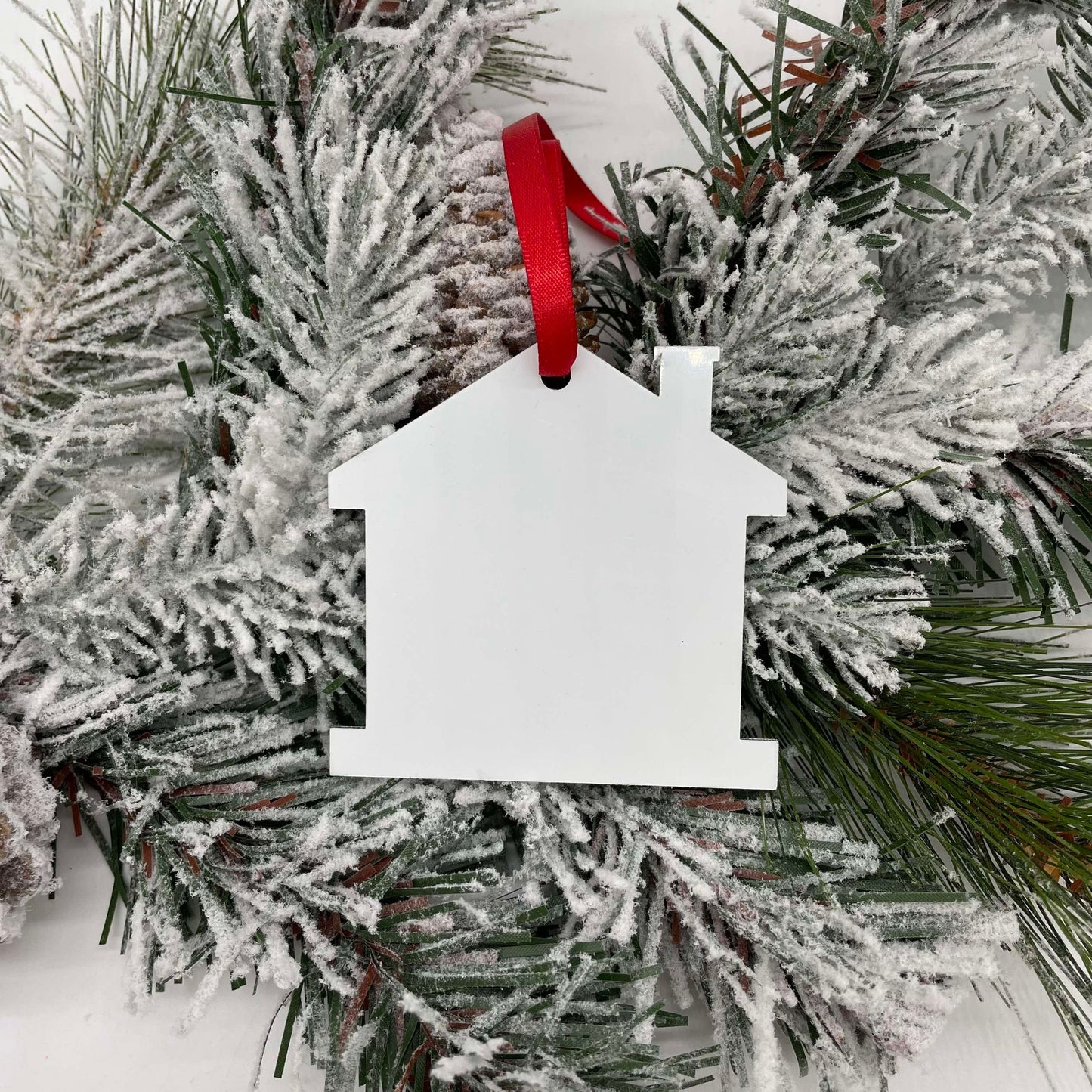 House Aluminum Ornament for Sublimation