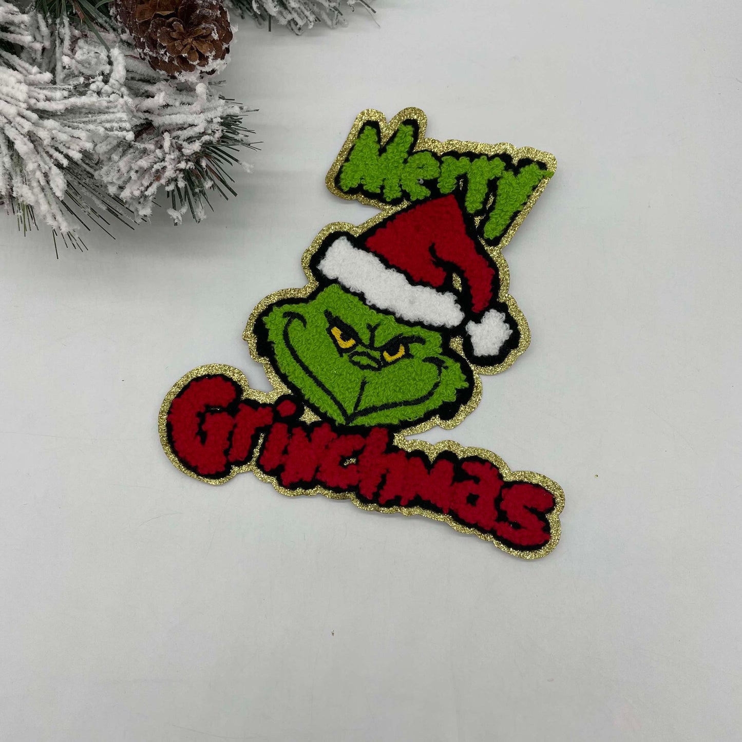 Merry Grumpmas Chenille Patch