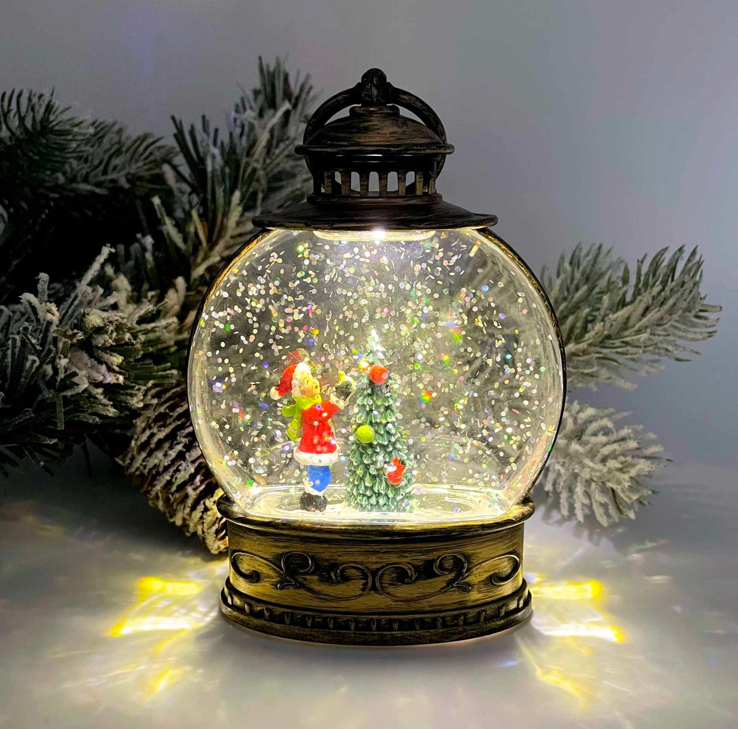 LED Light Up Snow Globes