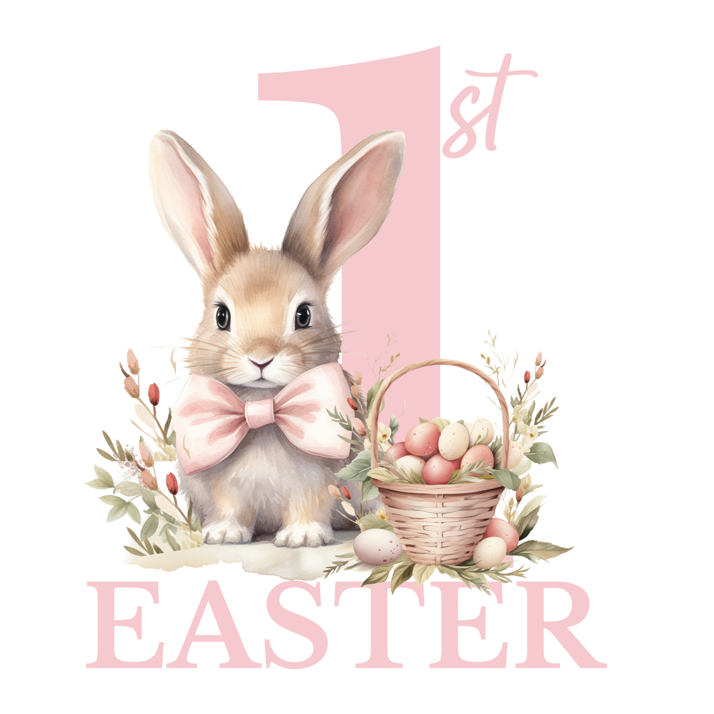 1st Easter Pink UV DTF #467