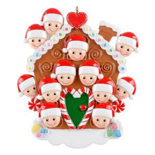 Load image into Gallery viewer, Gingerbread Family - Polyresin Christmas Ornaments
