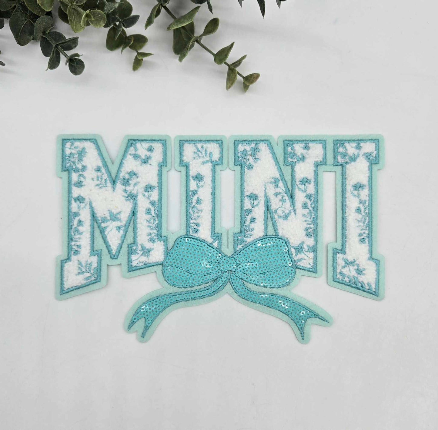 Mama Mini Bow Chenille Patch