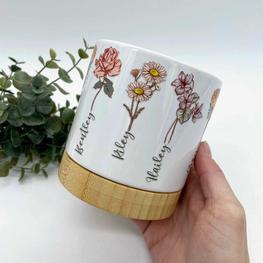 Custom Mother's Day Flower Pot