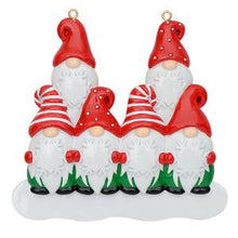 Load image into Gallery viewer, Gnome Family - Polyresin Christmas Ornaments
