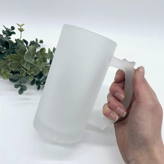 16oz Frosted Beer Stein for Sublimation
