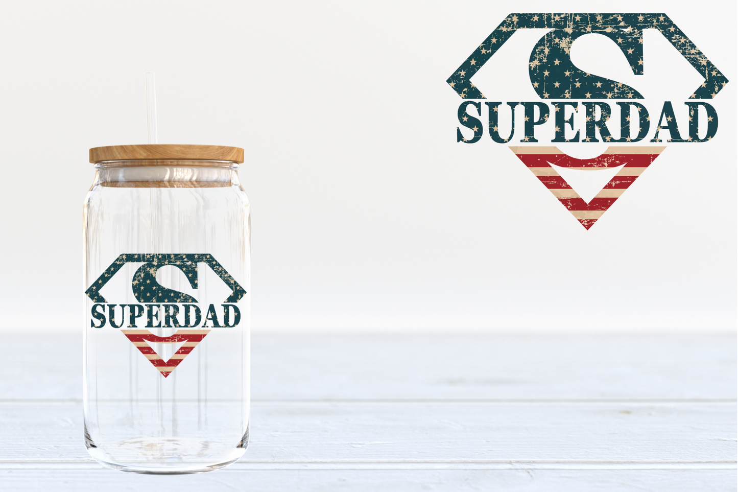 SuperDad UV DTF Decal #139 - IN STOCK