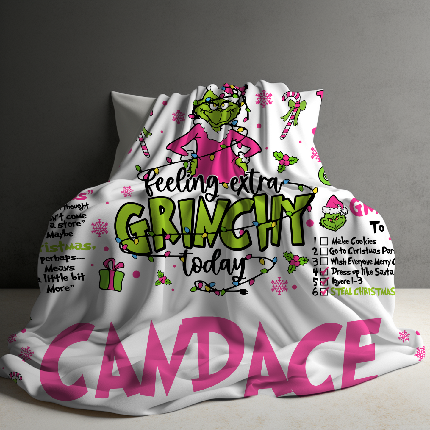 Christmas Name Blanket - PRE-ORDER